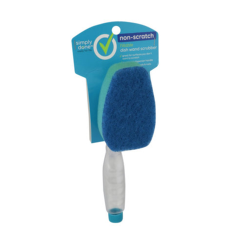 Fillable Dishwand Scrubber 2pk-refill