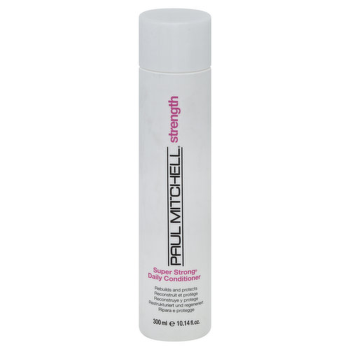 Paul Mitchell Conditioner, Daily, Super Strong