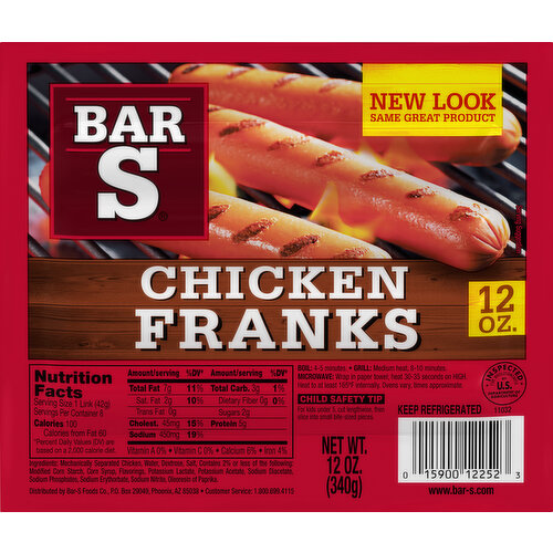 Bar S Franks, Chicken