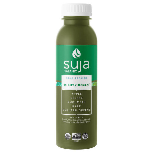 Suja Organic Vegetable & Fruit Juice Drink, Organic, Mighty Dozen, Cold-Pressed