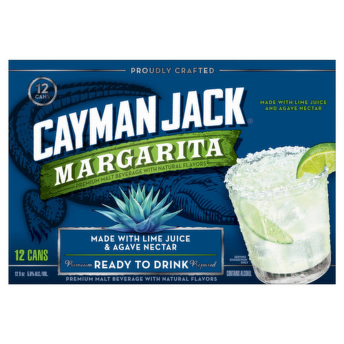 Proudly crafted. Premium ready to drink prepared. The legend of Cayman Jack. They say he walked away from a run-in with a 10-foot black Cayman. They say a lot about Cayman Jack - But of all the rumors, one was true. Cayman Jack sure could fix a drink. His Rivershack bar was hard to find and even harder to leave. Nobody quite knew how he did it, but everyone knew that Cayman Jack mixed the perfect drink every time. Good things come to those who wait - don't drink until you are 21.