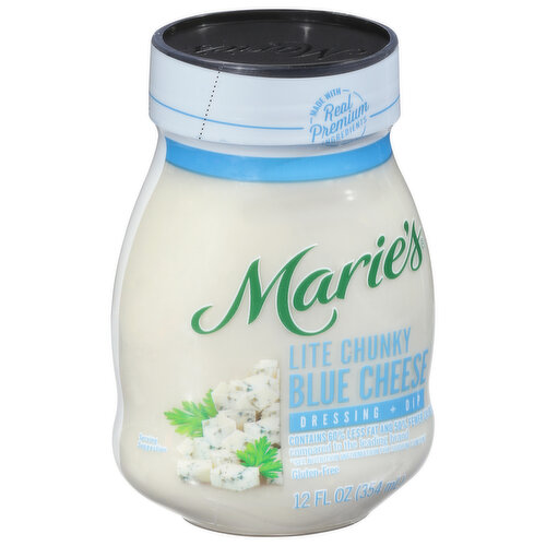 Marie's Dressing + Dip, Lite Chunky Blue Cheese