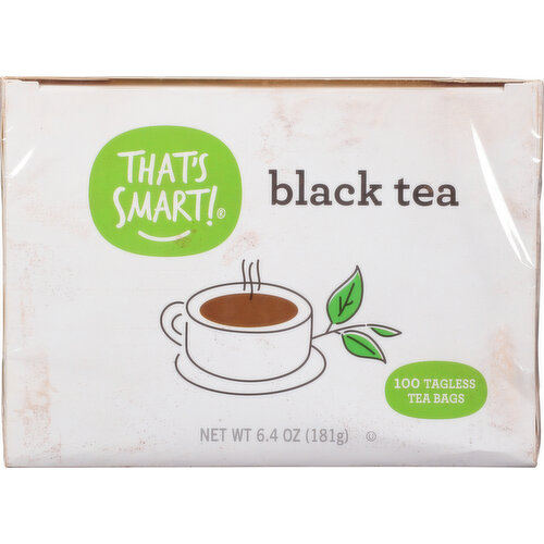 That's Smart! Black Tea, Tagless Tea Bags