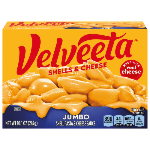 Velveeta Shell Pasta & Cheese Sauce, Jumbo