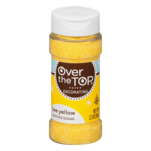 Over the Top Sanding Sugar, Bee Yellow