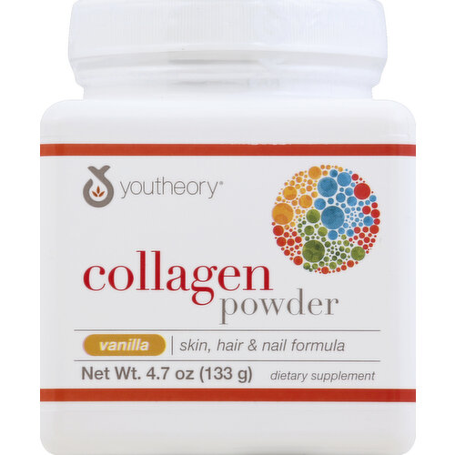 youtheory Collagen Powder, Vanilla