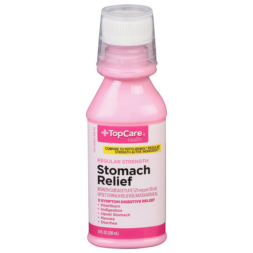 TopCare Stomach Relief, Regular Strength, 525 mg