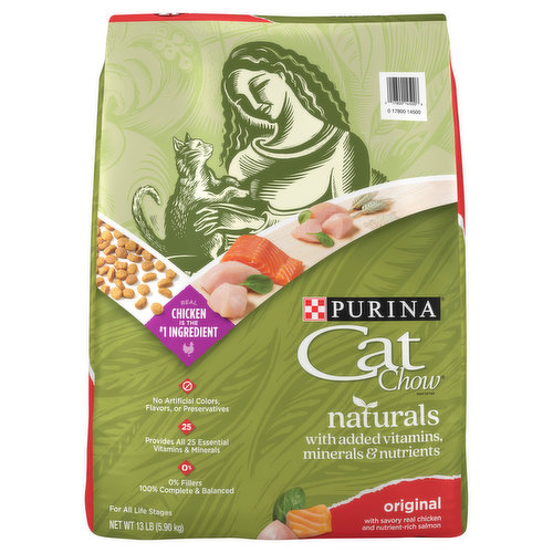 Cat Chow Natural Dry Cat Food, Naturals Original