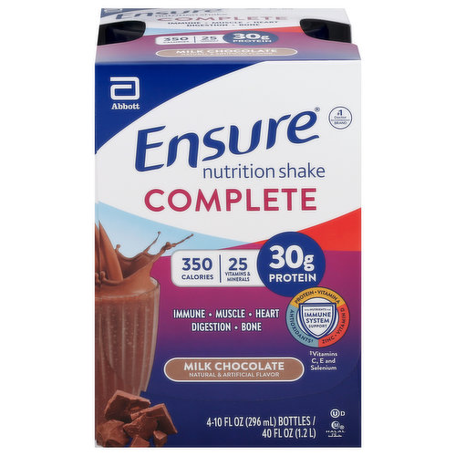 ENSURE COMPLETE RTD CHOCOLATE 4 CT