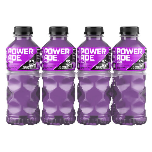 Powerade Sports Drink, Grape, 20 fl