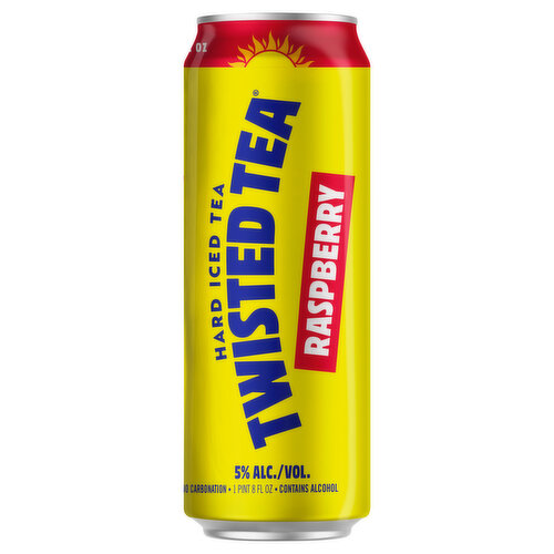 Twisted Tea Hard Iced Tea, Raspberry