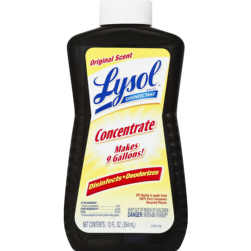 Lysol Disinfectant, Concentrate, Original Scent - Brookshire's