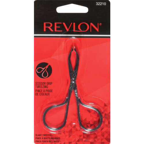 Revlon Tweezer, Slant, Scissor Grip