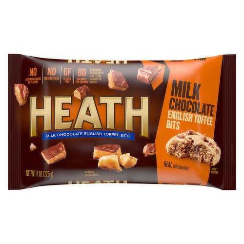 Heath Milk Chocolate, English Toffee Bits