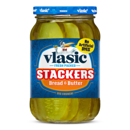 Vlasic Stackers Bread and Butter Pickles