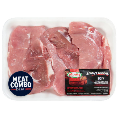 Fresh Boneless Sirloin Pork Chops, Combo