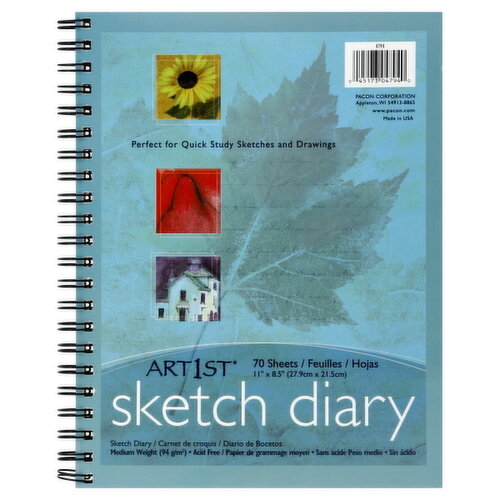 art1st Sketch Diary, 70 Sheets