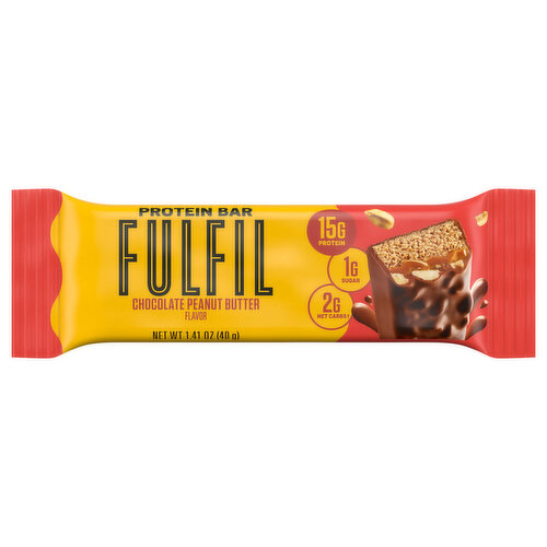 Fulfil Protein Bar, Chocolate Peanut Butter Flavored