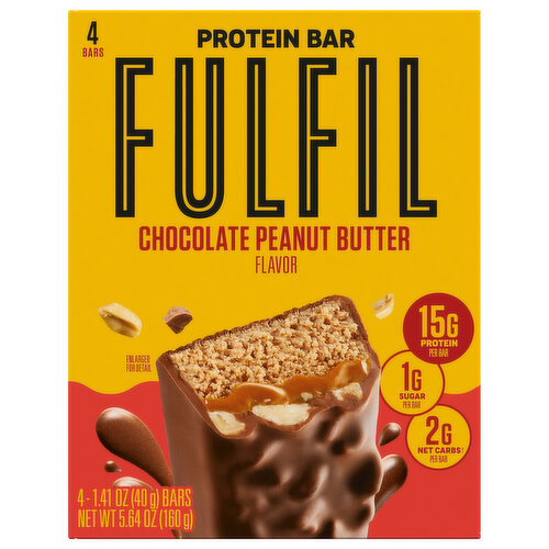 Fulfil Protein Bar, Chocolate Peanut Butter Flavor