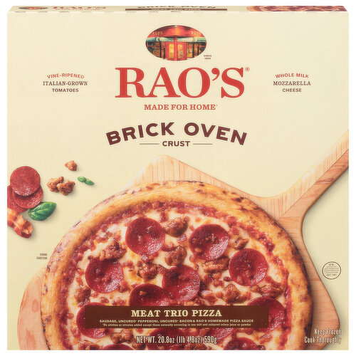 Rao's Made for Home Pizza, Brick Oven Crust, Meat Trio