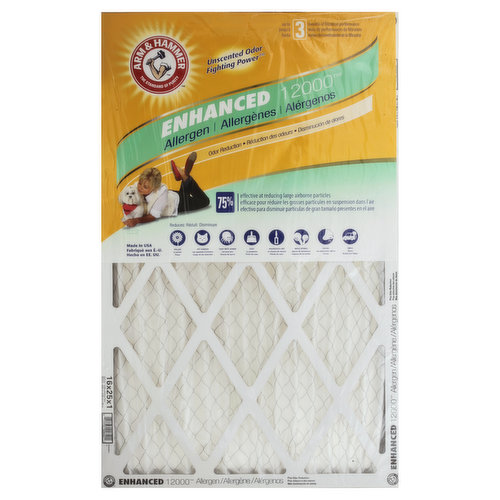 Arm & Hammer Air Filter, Allergen