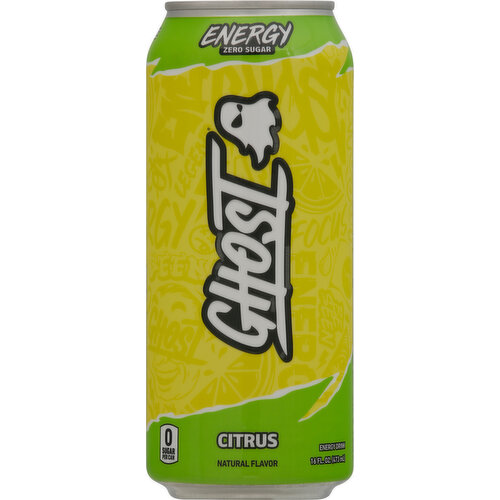 Ghost Energy Drink, Zero Sugar, Citrus