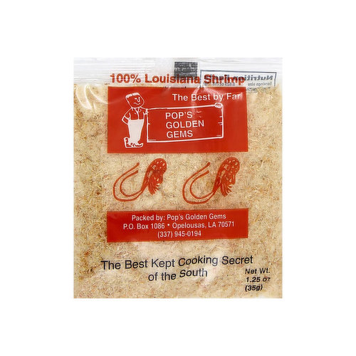 Pop's Golden Gems Dried Shrimp Powder