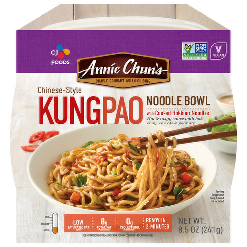 Annie Chun's Noodle Bowl, Kungpao, Chinese-Style, Medium