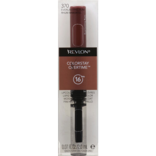 Revlon Lipcolor/Moisturizing Topcoat, Everlasting Rum 370