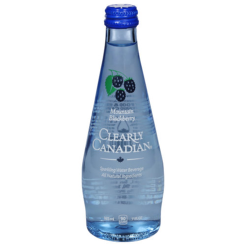 Clearly Canadian Sparkling Water Beverage, Mountain Blackberry