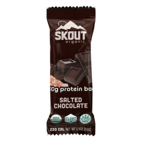 Skout Protein Bar, Salted Chocolate