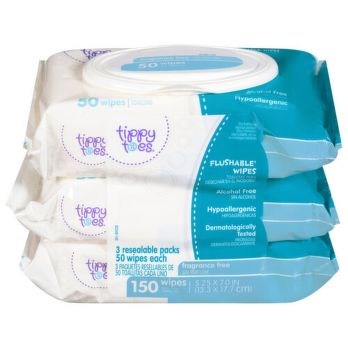 Tippy Toes Diapers, Size 3 (16-28 lb), Jumbo Pack - Brookshire's