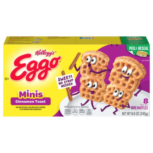 Eggo Waffles, Cinnamon Toast, Minis