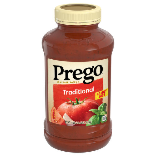Prego Italian Sauce, Traditional, Family Size