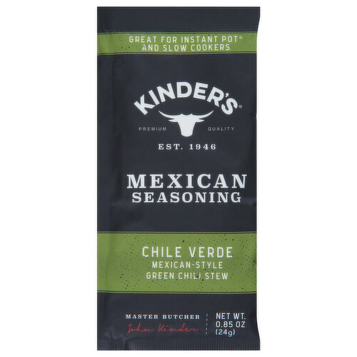 Kinder's Mexican Seasoning, Chile Verde