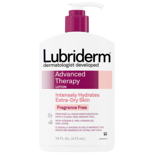 Lubriderm Lotion, Advanced Therapy, Fragrance Free