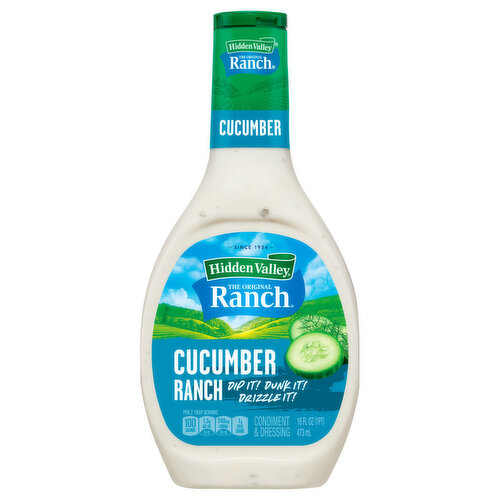 Hidden Valley Condiment & Dressing, Cucumber Ranch