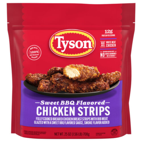 Tyson Chicken Strips, Sweet BBQ Flavored