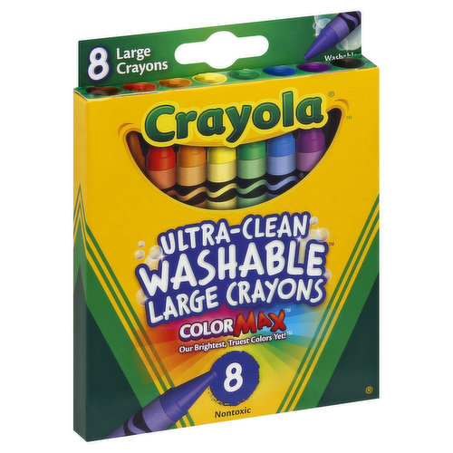 My First Crayons for Toddlers, 8 Count, Crayola.com