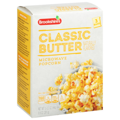 Brookshire's Butter Microwave Popcorn