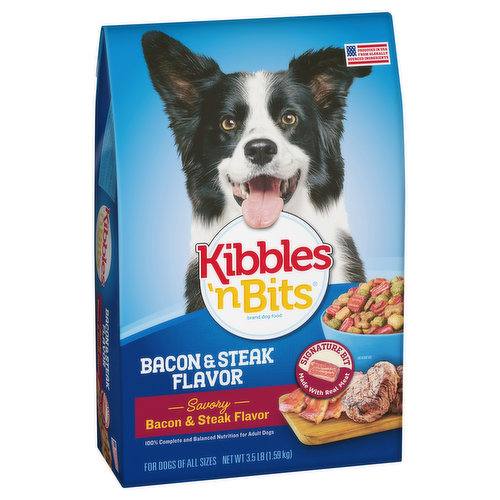 Kibbles 'n Bits Dog Food, Bacon