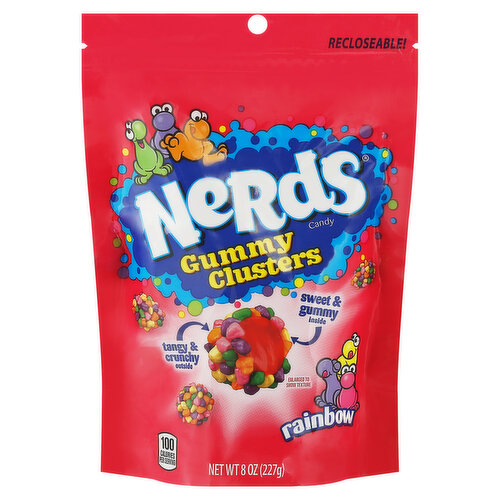 Nerds Candy, Gummy Clusters, Rainbow