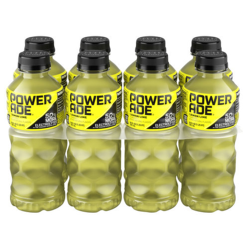 Powerade Sports Drink, Mountain Berry Blast - 8 pack, 20 fl oz