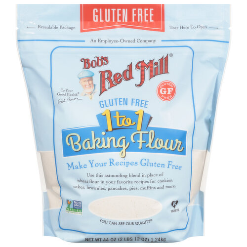 Bob's Red Mill Baking Flour, Gluten Free, 1 to 1