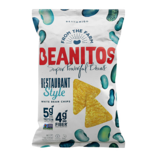 Beanitos Chips, White Bean, Restaurant Style