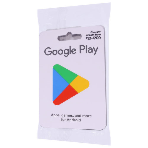  Google Play gift card - give the gift of games, apps