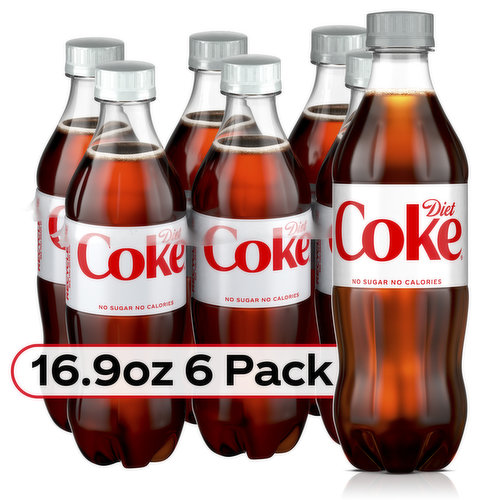 Diet Coke Soda, 6 Pack