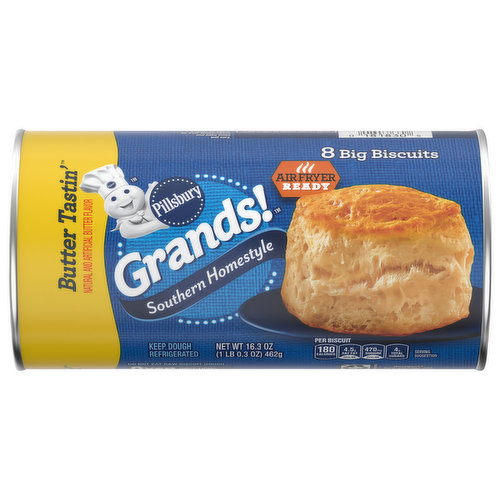 Pillsbury Biscuits, Butter Tastin, Southern Homestyle, Big