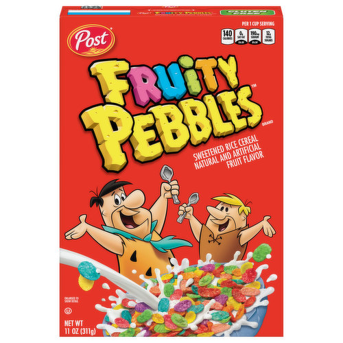 Pebbles Cereal, Sweetened Rice