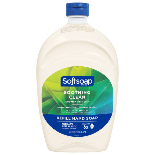 Softsoap Hand Soap, Refill, Aloe Vera Fresh Scent, Soothing Clean